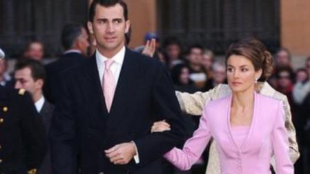 La Princesa de Asturias en la boda de otro de los primos del Príncipe, Fernando Gómez Acebo que contraía matrimonio con Mónica Martín Luque