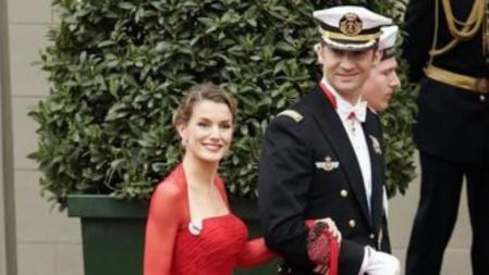 Leitzia Ortiz en el enlace de Federico de Dinamarca con Mary Donaldson en 2004