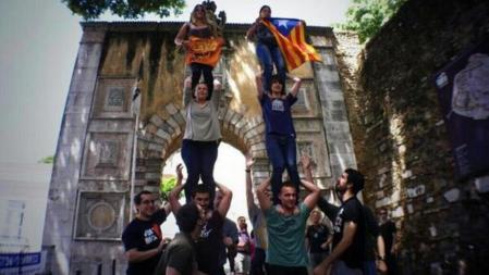 #catalanswanttovote #Lisboa #HumanTowersLV