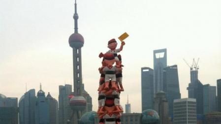 Shanghai també ha tingut el seu petit castell #HumanTowersLV