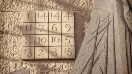 El cuadrado mágico de la Sagrada Família de Barcelona