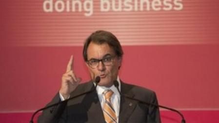 El president de la Generalitat, Artur Mas, en la Cambra de Comerç de Barcelona