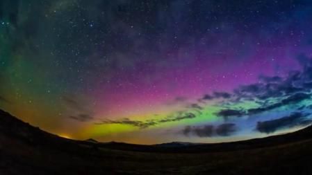 Aurora boreal captada en agosto de 2014