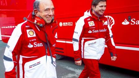 Emilio Botín durante los entrenamientos de Fórmula 1 en el circuito de Montmeló, el 1 de marzo de 2013