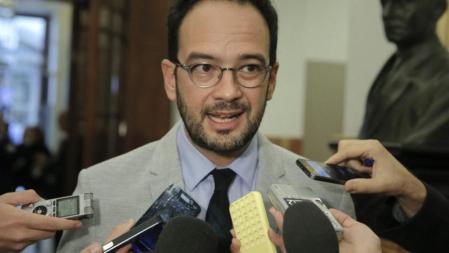 El portavoz del PSOE en el Congreso, Antonio Hernando