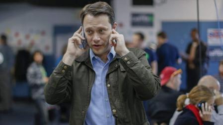 Jason Carter el día de las elecciones legislativas