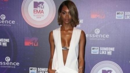 Jourdan Dunn con el primer vestido que lució en los MTV EMAs 2014