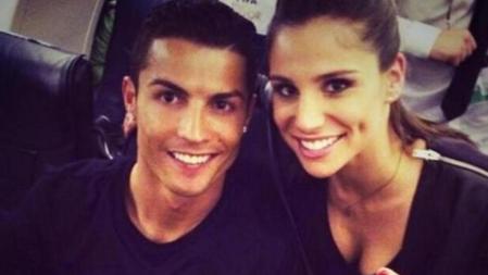 Lucía Villalón junto a Cristiano Ronaldo, en una foto del Instagram de la joven periodista a la que se relaciona sentimentalmente con CR7