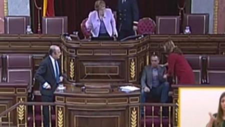 El diputado Joan Baldoví se desvanece en el Congreso
