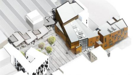 Recreación virtual de la futura plaza de la Gardunya de Barcelona, una vez finalice la reforma