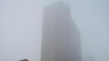 Niebla en Diagonal Mar