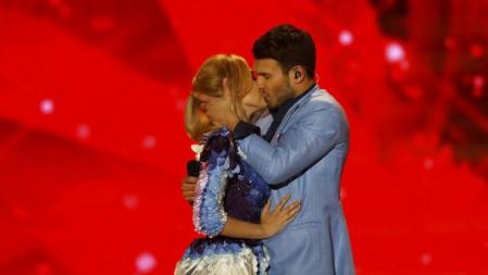 Los cantantes Monika Linkyte y Vaidas Baumila representan a Lituania con la canción 