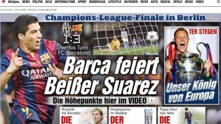 Portada de la edición digital del diario Bild