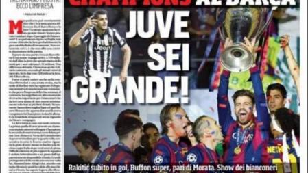 Portada del Corriere dello Sport