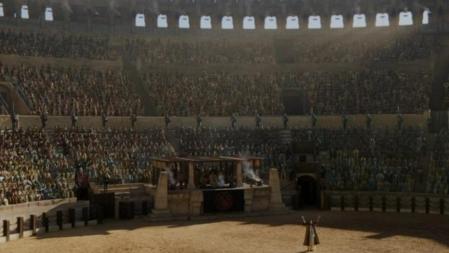 Los efectos visuales de 'Juego de tronos' convierten la plaza de toros de Osuna.