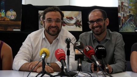 Juli Fernández y Matías Serracant anuncian su acuerdo para gobernar Sabadell
