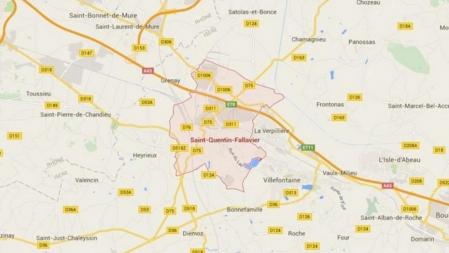 El pueblo francés de Saint-Quentin-Fallavier, donde ha tenido lugar el supuesto ataque islamista