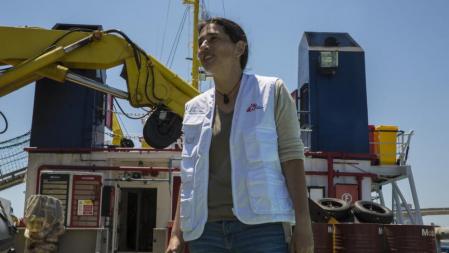 Paula Farias es la responsable de operaciones para el Mediterráneo de MSF