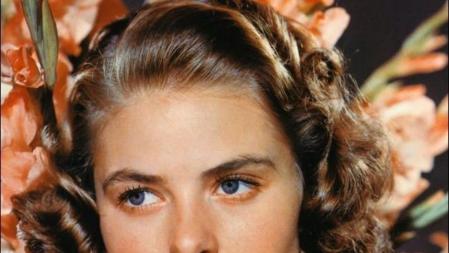 Retrato de Ingrid Bergman realizado en 1948.