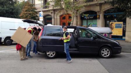 Material intervenido durante el registro en la fundació Catdem