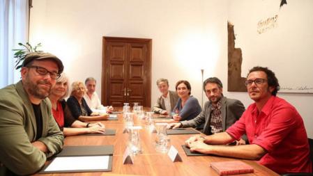 Reunión de trabajo de los ochos 'alcaldes del cambio', convocada por Ada Colau