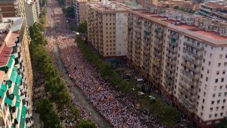 Imagen aérea de la Via Lliure