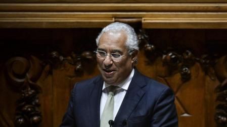 António Costa en el pleno que han tumbado el ejecutivo de Passos Coelho