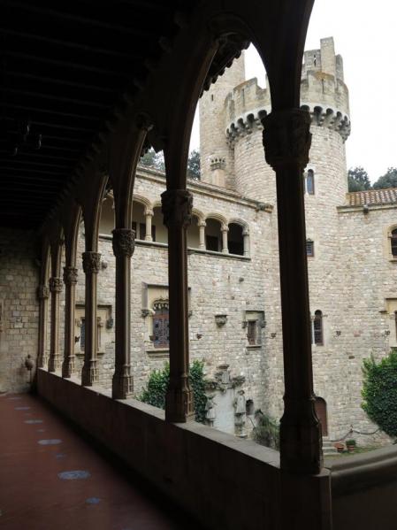 La galería donde Sam y Gilly hablaban.