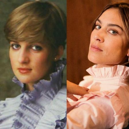 Diana de Gales y Alexa Chung