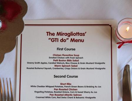 El nombre del menú también hacía referencia al modelo GTI