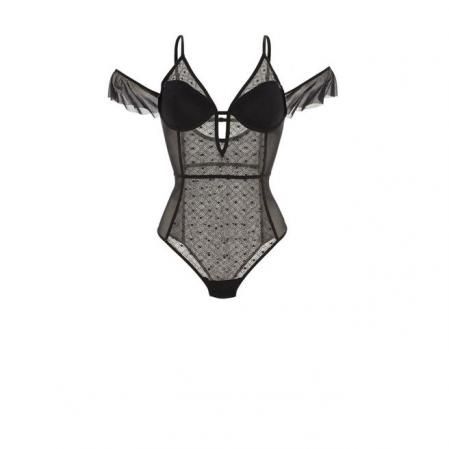 Body negro con hombros de Undiz (22,95 euros)