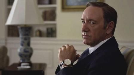Kevin Spacey como Frank Underwood en 'House of cards'.