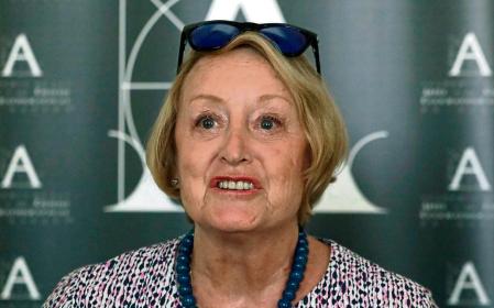 Imagen de archivo de la presidenta de honor de la Academia del Cine, Yvonne Blake, fallecida el&nbsp;17 de julio de 2018 en Madrid a los 78 años.&nbsp;