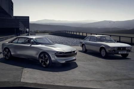 El Peugeot e-Lengend Concept está inspirado en el mítico 504 Coupé