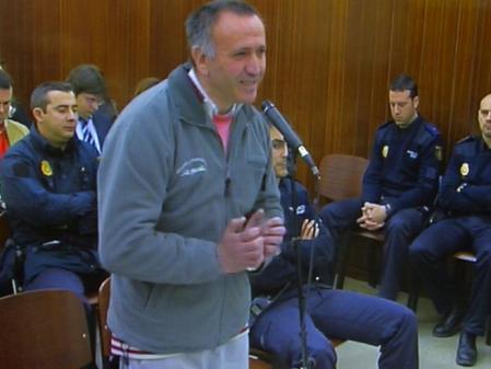 Santiago del Valle, durante el juicio por el asesinato de la niña Mari Luz Cortés