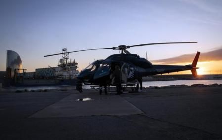 Helicóptero del Servei Català del Trànsit para controlar las carreteras desde el aire 