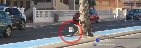 El radar Velolaser es tan pequeño que se puede colocar en múltiples localizaciones