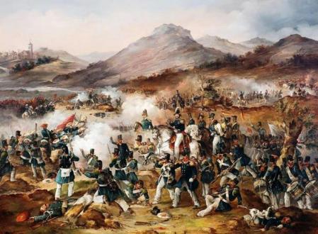 Primera guerra carlista, según el pintor Francesc de Paula Van Halen