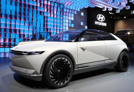 La marca ha presentado el Hyundai 45 EV Concept en el Salón del Automóvil de Frankfurt