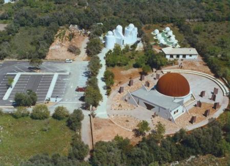 Vista aérea del Observatorio de Mallorca
