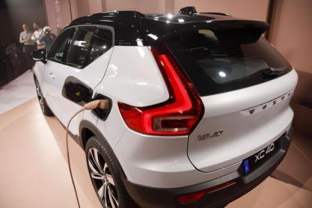 El XC40 eléctrico se puede recargar un 80% en 40 minutos en una toma rápida