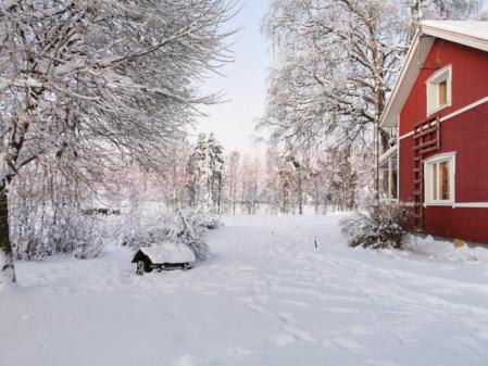 Paisaje de la Laponia finlandesa