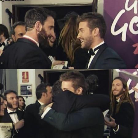 Imagen de Pablo Alborán y Dani Rovira compartida por el cantante tras el diagnóstico de cáncer del actor