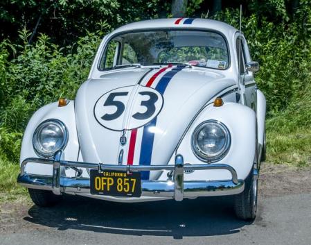 Volkswagen Beetle, una replica del coche de la pelicula Herbie the Love Bug .