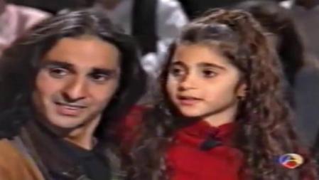 Antonio Flores y su hija Alba en una entrevista de archivo