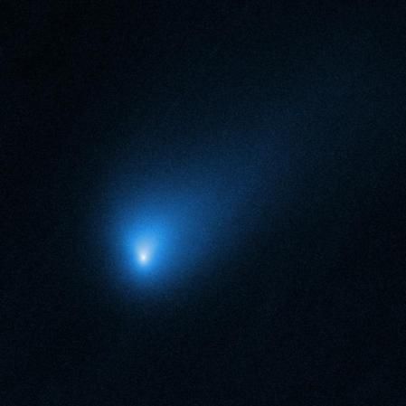 El cometa Borisov fotografiado por el telescopio espacial Hubble Crèdit: NASA / ESA