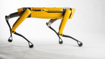 El Spot Mini, el robot que este año quiere vender Boston Dynamics.