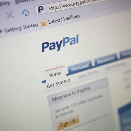 Imagen de archivo de la web de PayPal. 