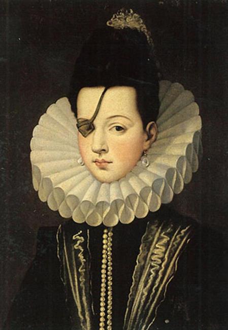 Uno de los célebres retratos de la princesa de Éboli.