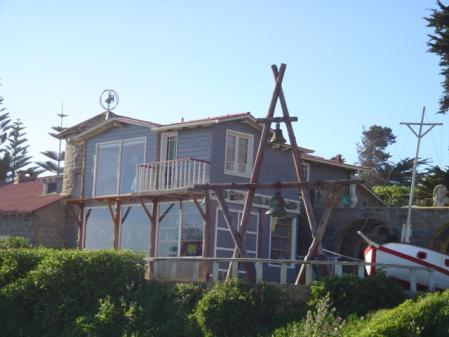 La casa de Pablo Neruda en Isla Negra, Chile.